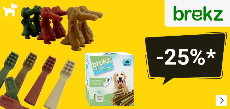 BREKZ DENTAL SNACKS HOND tot 25% korting DOG
